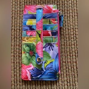 Multi-colored button wallet